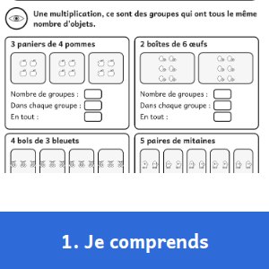 Aperçu 1 du livre Mes tables de multiplication