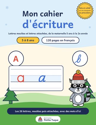 Couverture du livre Mon cahier d'écriture